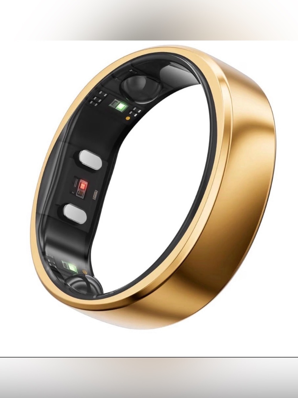 RingConn Gen 2 Smart Ring - Sleep Apnea Monitoring(Rose Gold, Size 8)